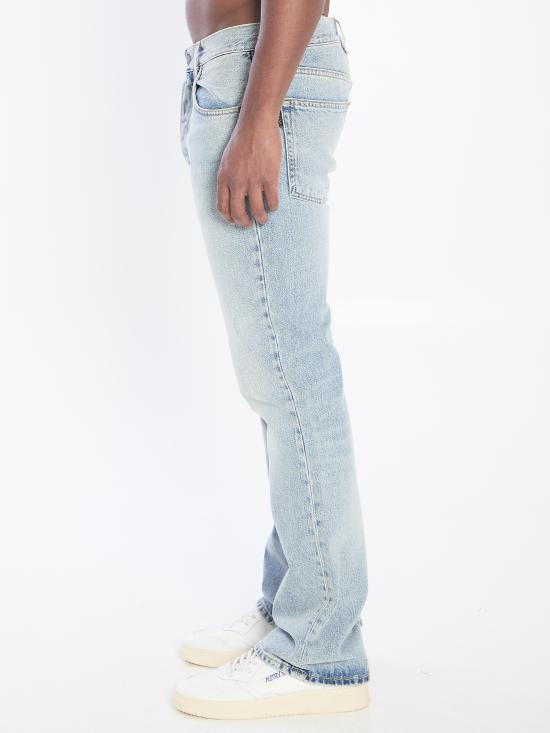 25FW 하이쿠레 스트레이트 팬츠 HEM03228DF106 L0891 BLUE - HAIKURE