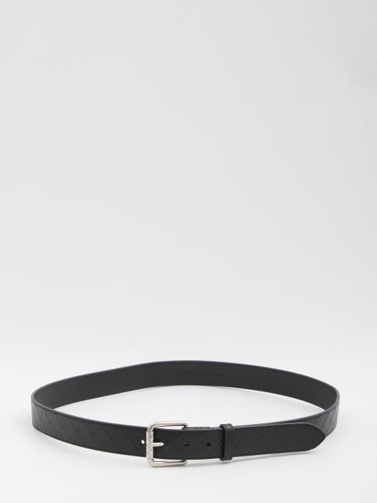 25FW 보테가베네타 인트레치아토 벨트 837724V0AQ1 8803 BLACK