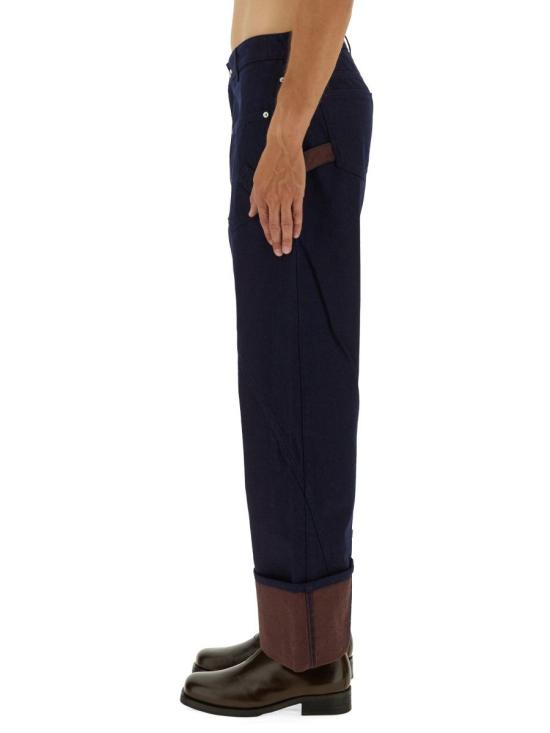 25FW JW앤더슨 스트레이트 팬츠 DT0120 PG1836807 BLUE - JW ANDERSON