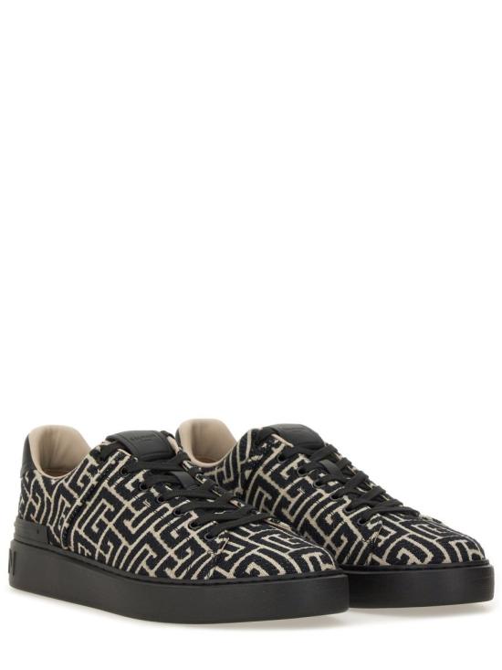 25FW 발망 스니커즈 FM1VI288TJCM EDK BLACK - BALMAIN