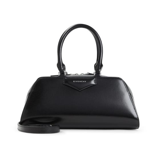 25FW 지방시 안티고나 박스 레더 스몰 이스트 웨스트 백 BB5130B2B2 001 BLACK - GIVENCHY