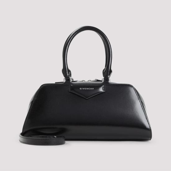 25FW 지방시 안티고나 박스 레더 스몰 이스트 웨스트 백 BB5130B2B2 001 BLACK - GIVENCHY