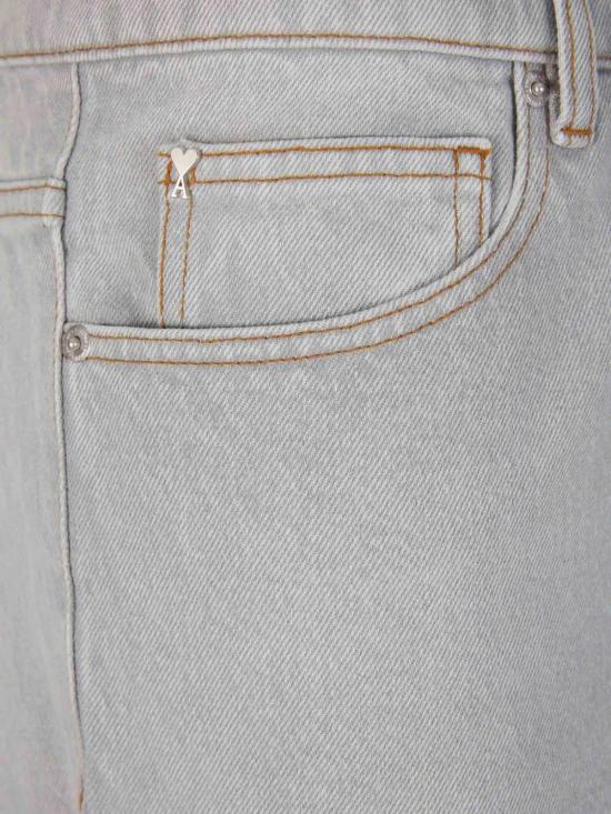  아미 스트레이트 팬츠 HTR103 DE00280555 GREY - AMI