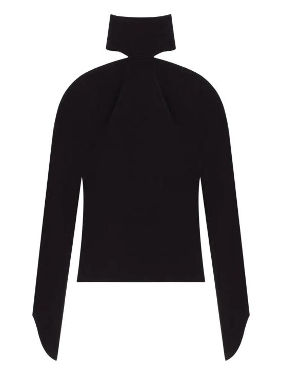 25FW 쿠레쥬 반팔 티셔츠 325CTO443PL0159 9999 BLACK - COURREGES