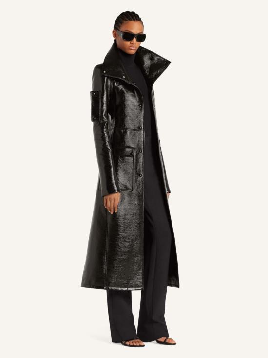 25FW 쿠레쥬 코트 325CMA234VY0014 9999 BLACK - COURREGES