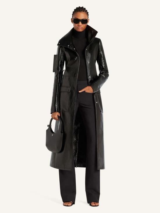 25FW 쿠레쥬 코트 325CMA234VY0014 9999 BLACK - COURREGES