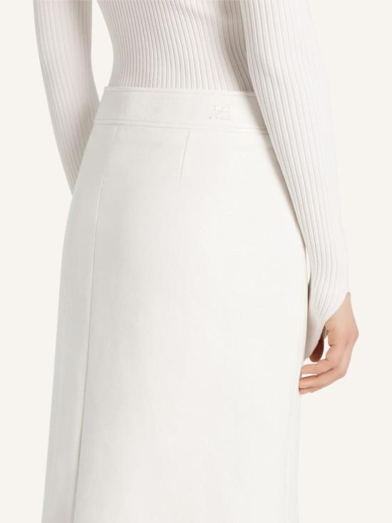 25FW 쿠레쥬 숏 스커트 325CJU311VY0014 0001 HERITAGE WHITE - COURREGES