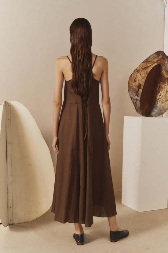  다두라 숏 원피스 다투라 고데 슬립 드레스 - DATURA