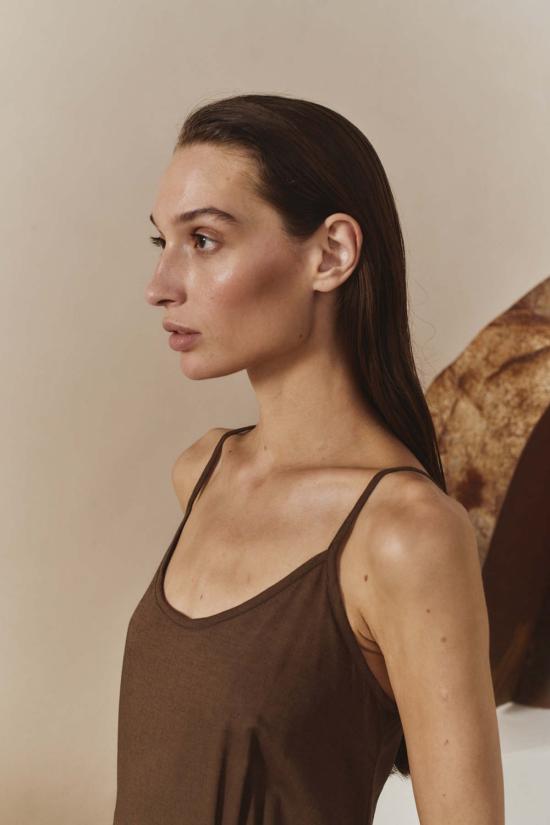  다두라 숏 원피스 다투라 고데 슬립 드레스 - DATURA