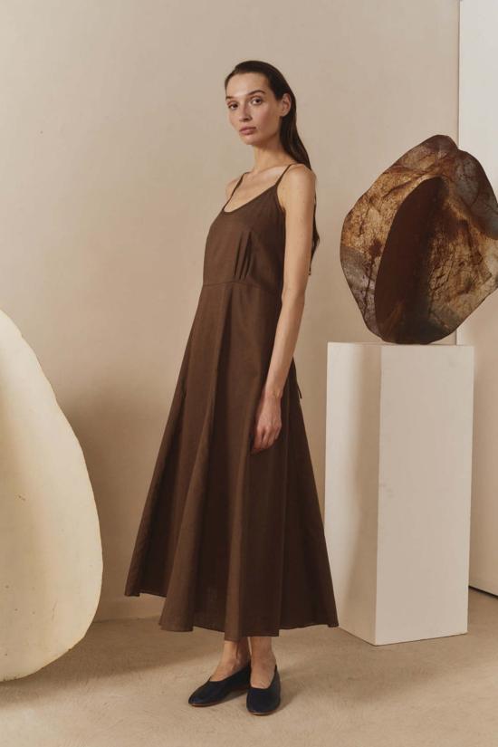  다두라 숏 원피스 다투라 고데 슬립 드레스 - DATURA