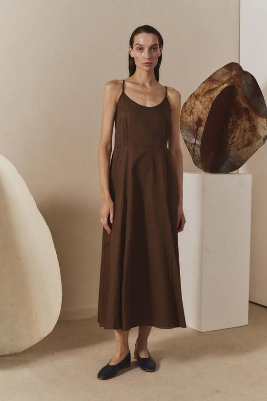  다두라 숏 원피스 다투라 고데 슬립 드레스 - DATURA