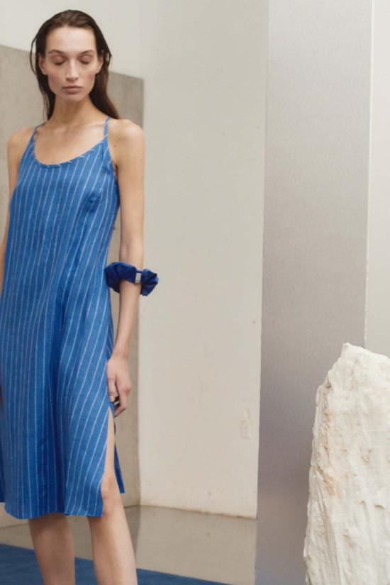  다두라 헤어 액세서리 다투라 라피스 리넨 스크런치 - DATURA