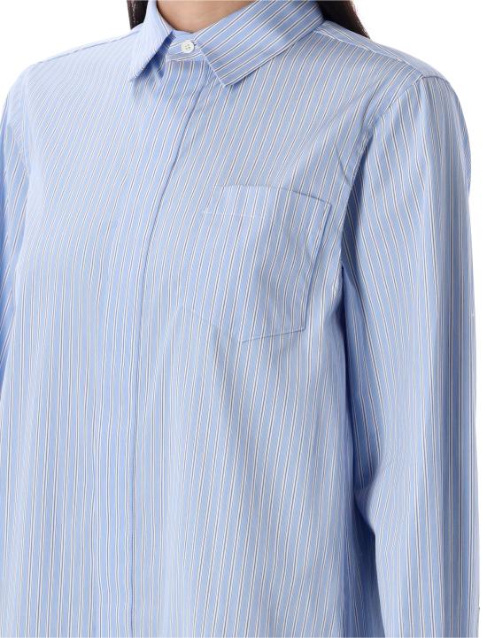 25FW 사카이 미디 원피스 2508004 458 LIGHTBLUE STRIPE - SACAI
