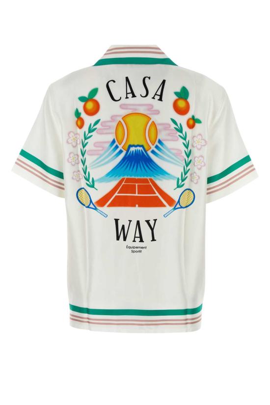 25FW 카사블랑카 셔츠 WPF25SH20007 CASAWAY CASA WAY WHITE - CASABLANCA