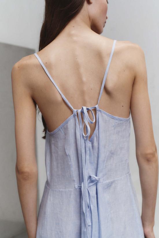  다두라 롱 원피스 다투라 클라우드 리넨 고데 슬립 드레스 - DATURA