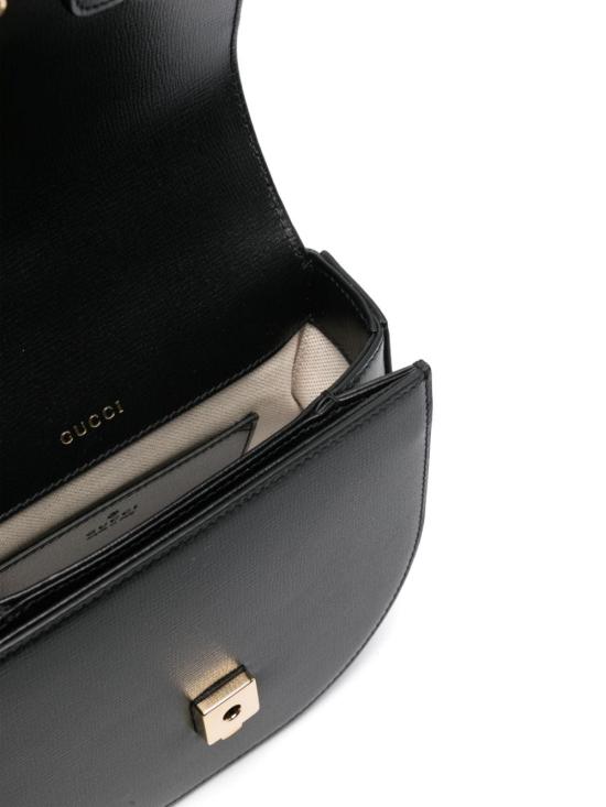 24FW 구찌 홀스빗 1955 미니 탑 핸들백 781387 1AAQD1000 Black - GUCCI