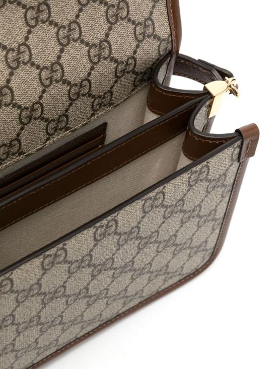 26SS 구찌 GG 슈프림 인터로킹 G 미니 숄더백 671620 92TCG8563 GG - GUCCI