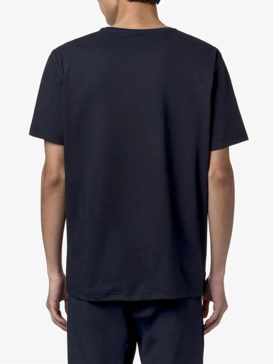 25SS 까웨 반팔 티셔츠 K1141LWUNISEXK89 Blue - K-WAY