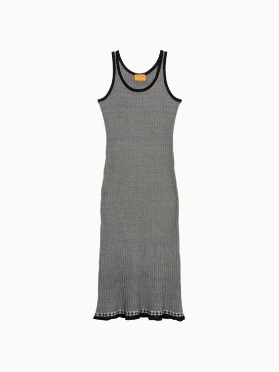  게스트 인 레지던스 롱 원피스 파인 스트라이프 맥시 드레스 크림/블랙