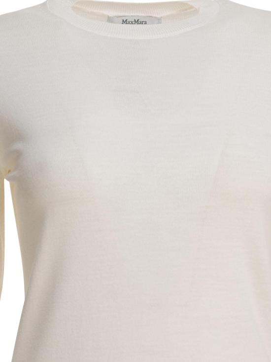 25FW 막스마라 반팔 티셔츠 2521366161 GERICO001 WHITE - MAX MARA