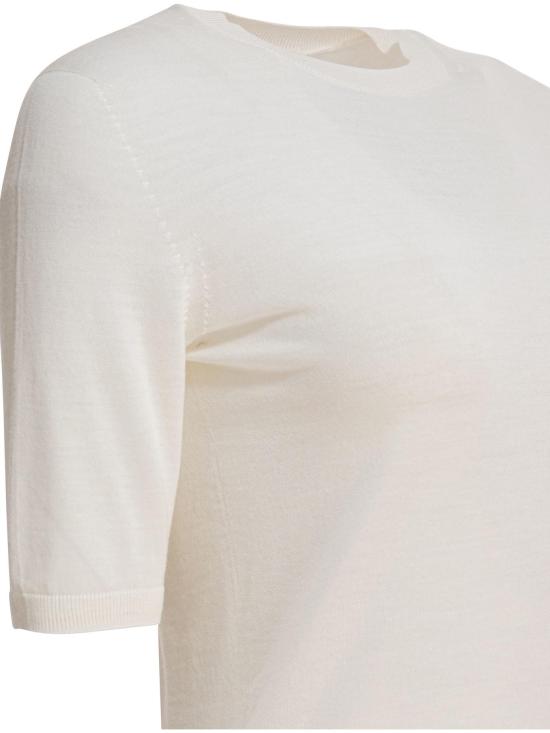 25FW 막스마라 반팔 티셔츠 2521366161 GERICO001 WHITE - MAX MARA