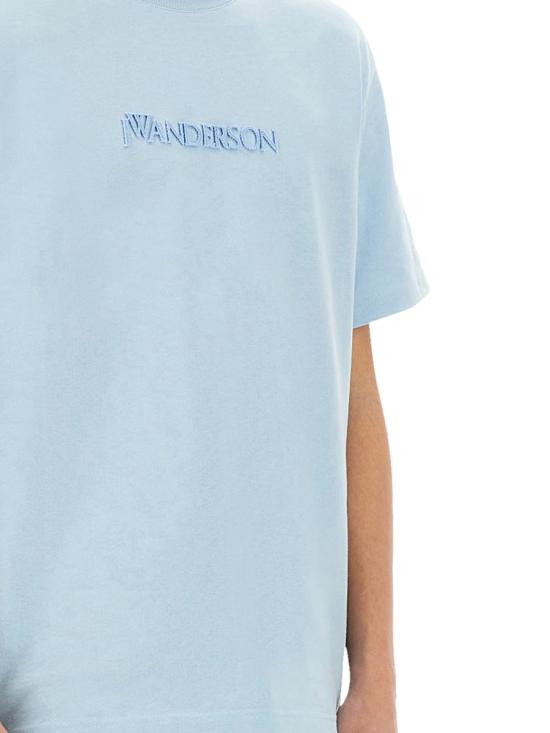 25SS JW앤더슨 반팔 티셔츠 JT0258 PG1510806 AZURE - JW ANDERSON