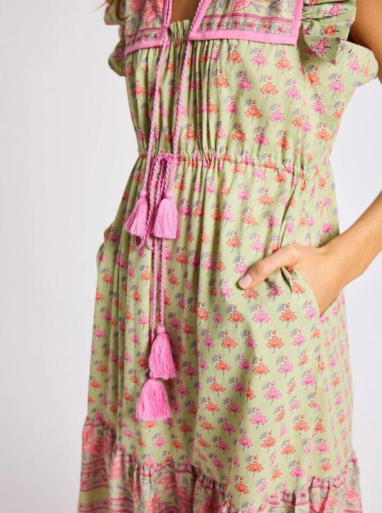  Mille 숏 원피스 밀레 에스메 튤립 프린트 드레스 - MILLE