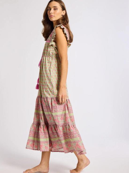  Mille 숏 원피스 밀레 에스메 튤립 프린트 드레스 - MILLE