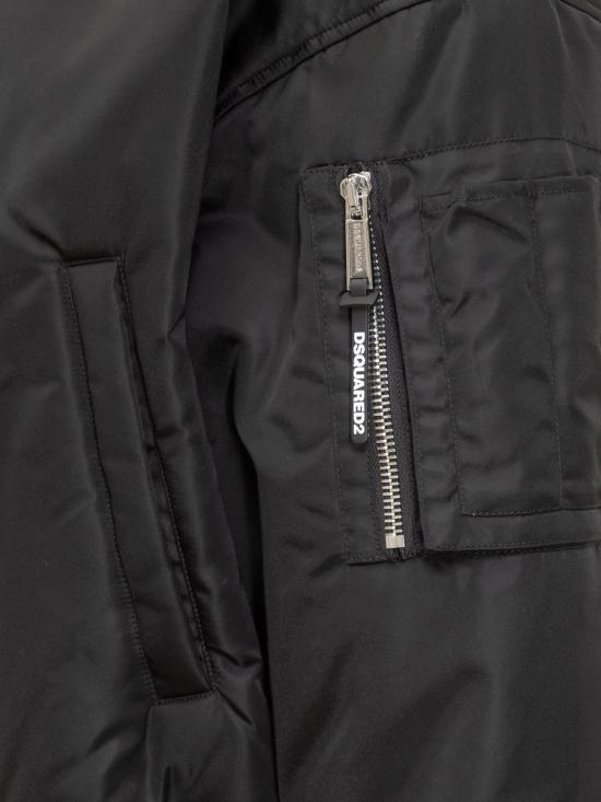 25FW 디스퀘어드2 봄버 자켓 S74AM1633S53354 900 Black - DSQUARED2
