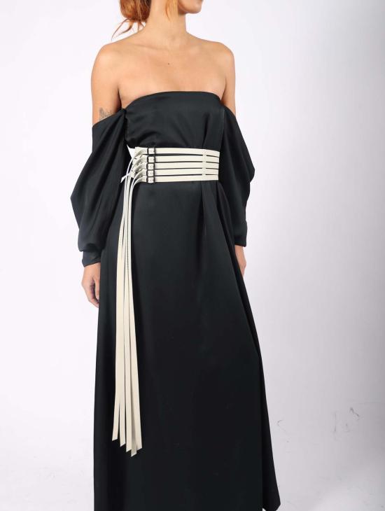  AUMORFIA 와이드 벨트 Aumorfia 펜타드  화이트 - OTHER BRANDS