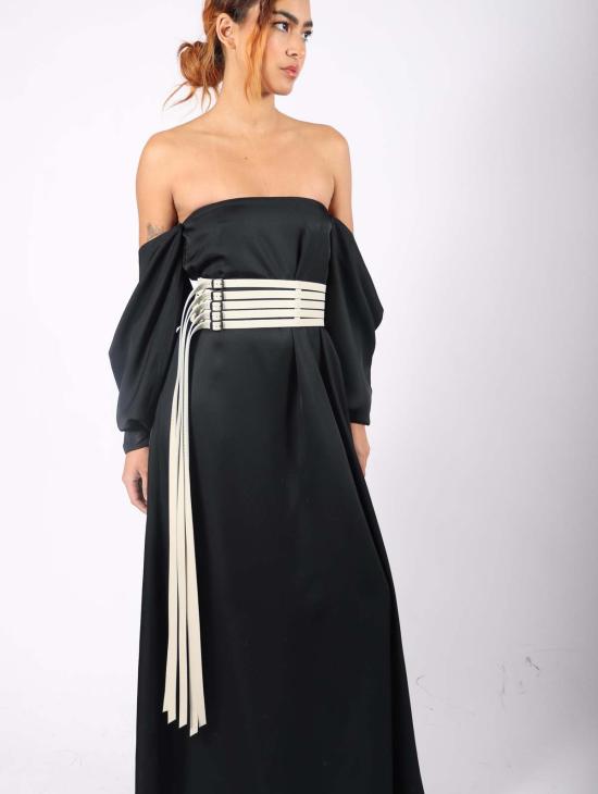  AUMORFIA 와이드 벨트 Aumorfia 펜타드  화이트