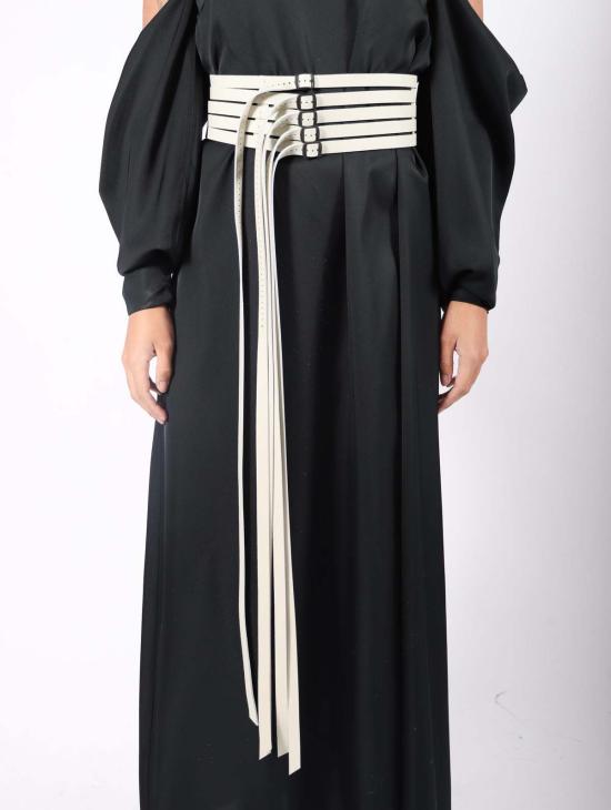  AUMORFIA 와이드 벨트 Aumorfia 펜타드  화이트 - OTHER BRANDS