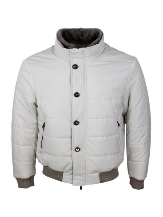 25FW 발바 숏패딩 NOEL51201 03 Cream