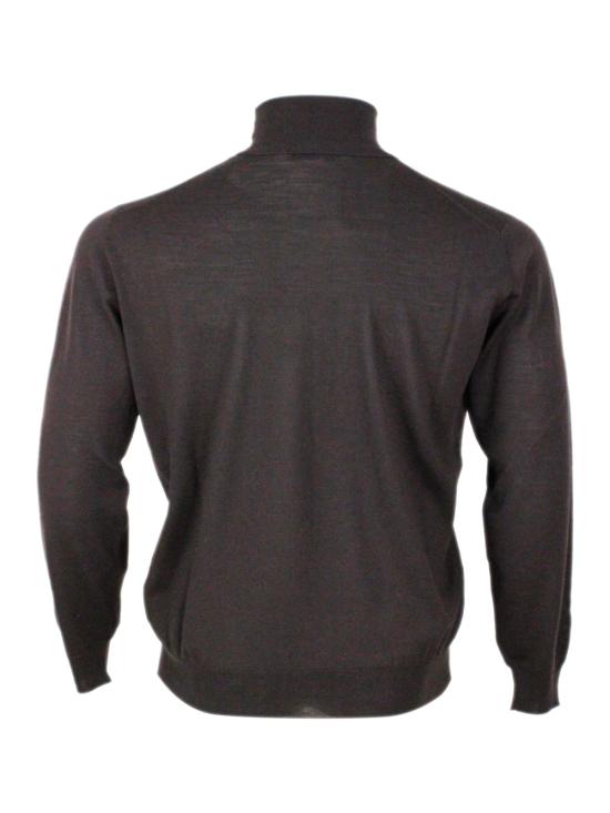 25FW 필리포 드 로렌티스 터틀넥 DV1MLRM16R 289 Brown - FILIPPO DE LAURENTIIS