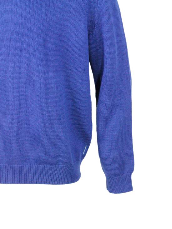 25FW 알마니 터틀넥 XM001917AF14008 O7003 Blue - ARMANI