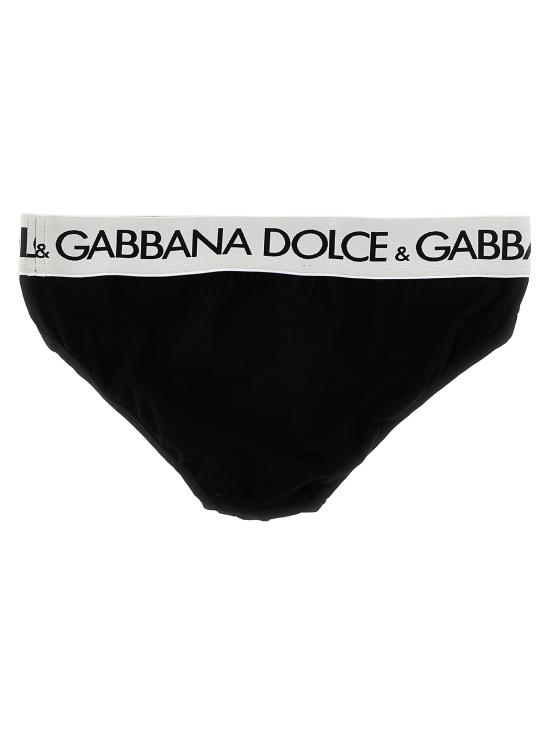 25FW 돌체앤가바나 팬티 M3D03JONN97N0000 White Black - DOLCE & GABBANA