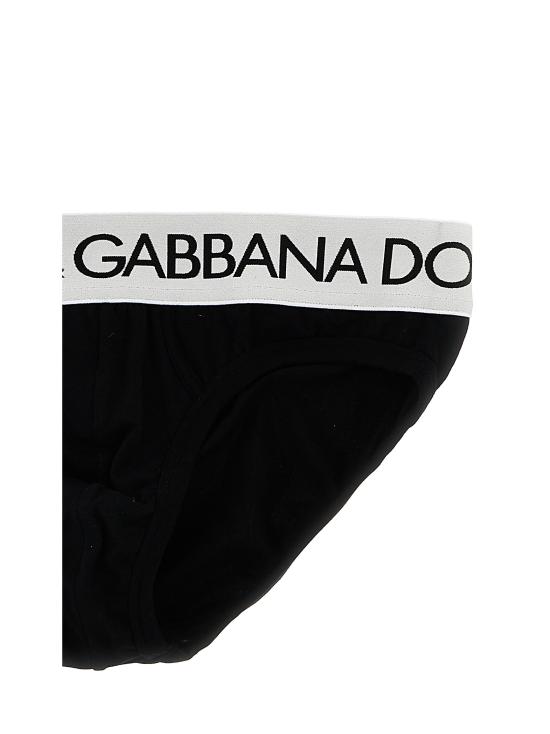 25FW 돌체앤가바나 팬티 M3D03JONN97N0000 White Black - DOLCE & GABBANA