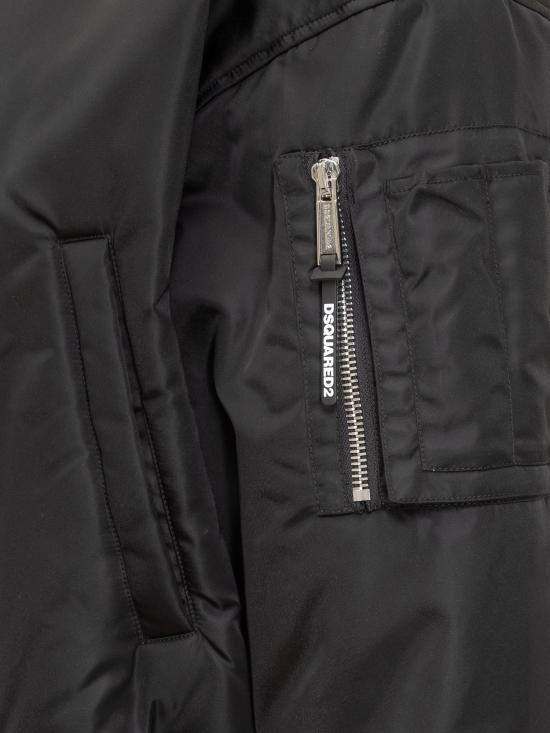 25FW 디스퀘어드2 봄버 자켓 S74AM1633S53354 900 BLACK - DSQUARED2