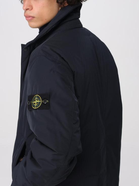 25FW 스톤 아일랜드 마이크로 트윌 패디드 카코트  7100007S0026 V0020 Blue - STONE ISLAND