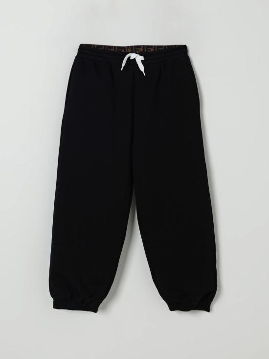 25FW [키즈] 펜디 트레이닝/조거 팬츠 JUF065AJ2U F11FU Black