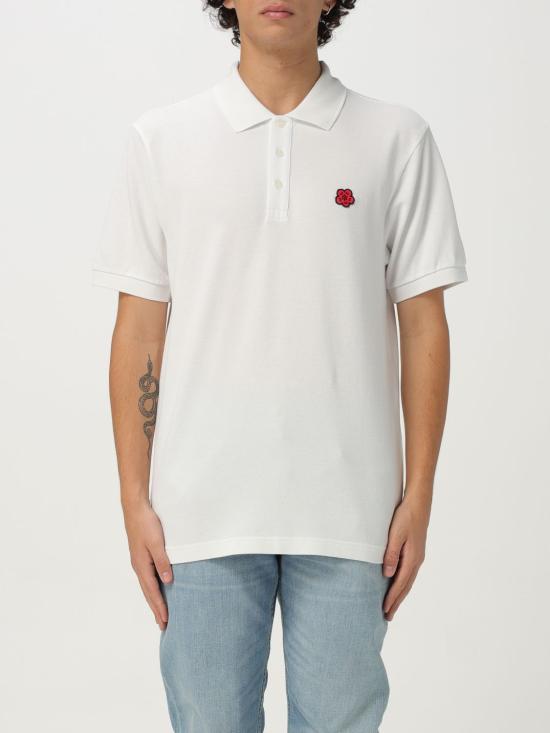 25FW 겐조 폴로 티셔츠 FF65PO1534PU 02 White