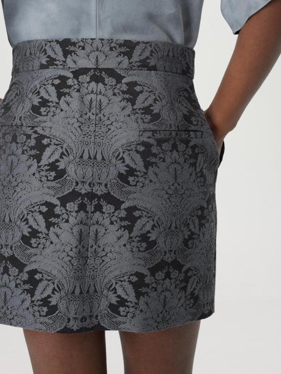 25FW 막스마라 숏 스커트 2511101061600 002 Blue - MAX MARA