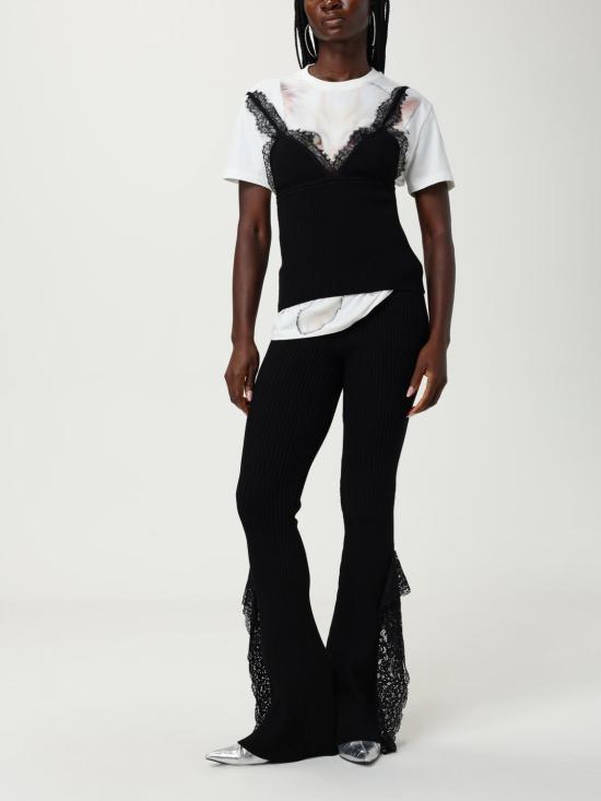 25FW 블루마린 반팔 티셔츠 2T101A C1031 White - BLUMARINE