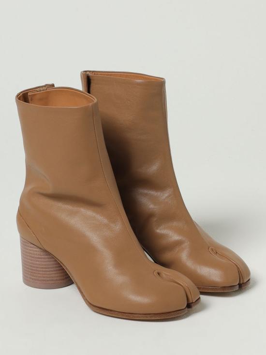 25FW 마르지엘라 타비 빈티지 레더 부츠 S58WU0246P3753 T4091 Safari - MAISON MARGIELA