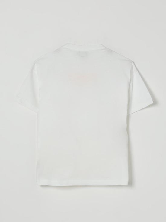 25FW [키즈] 펜디 티셔츠 JUI1377AJ F0TU9 White - FENDI