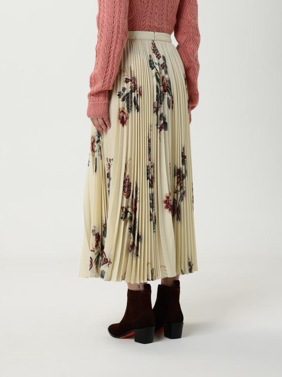 25FW 에트로 롱 스커트 WRFA005899SASO9 X0804 Yellow Cream - ETRO