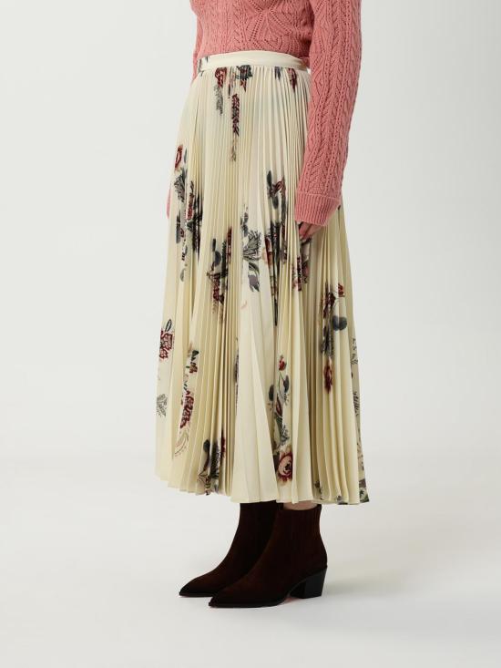 25FW 에트로 롱 스커트 WRFA005899SASO9 X0804 Yellow Cream - ETRO