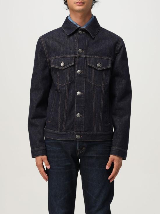25FW 브루넬로 쿠치넬리 데님 자켓 MM233P6909 C9014 Blue