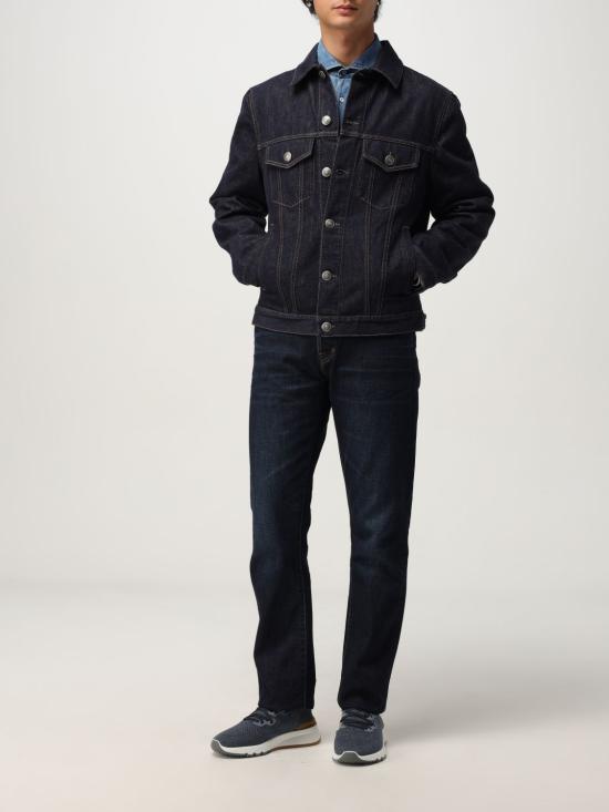 25FW 브루넬로 쿠치넬리 데님 자켓 MM233P6909 C9014 Blue - BRUNELLO CUCINELLI