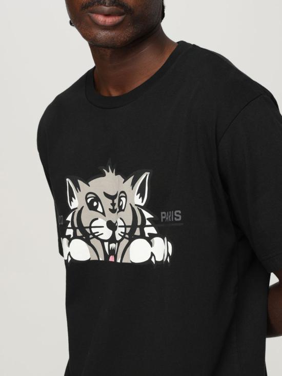 25FW 겐조 반팔 티셔츠 FF65TS4514SG 99J Black - KENZO